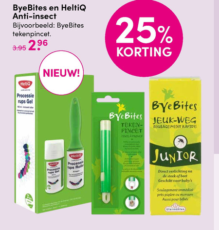 Heltiq   insectenbeet folder aanbieding bij  D.I.O. Drogist - details