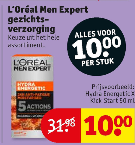 L Oreal Men Expert   heren gezichtsverzorging folder aanbieding bij  Kruidvat - details