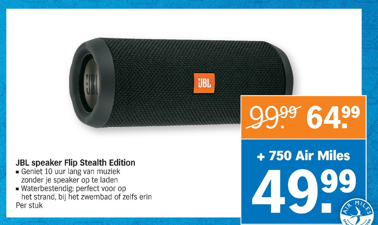 Nuttig passend Volwassenheid JBL portable speakerset folder aanbieding bij Albert Heijn - details