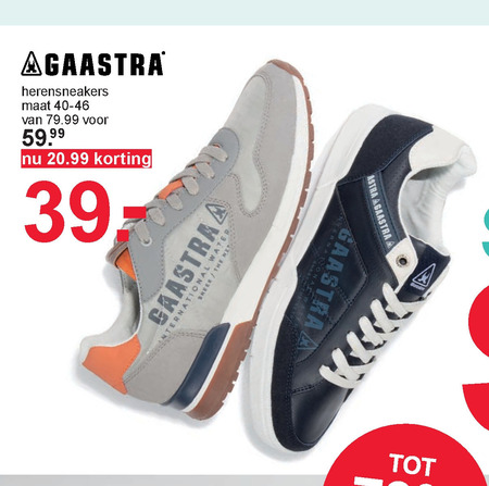 Gaastra   heren sneakers folder aanbieding bij  Scapino - details