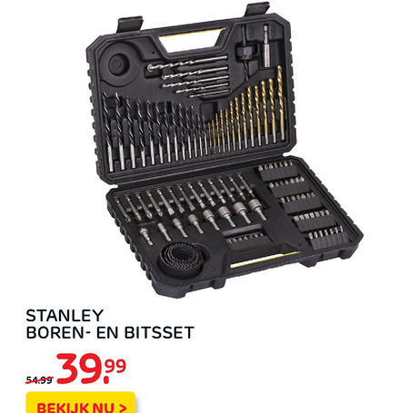 Stanley   schroefbitset folder aanbieding bij  Praxis - details