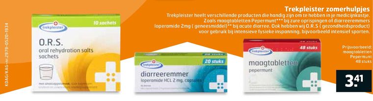 Trekpleister Huismerk   diarree folder aanbieding bij  Trekpleister - details