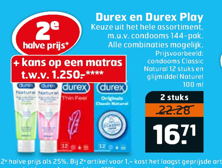 Durex   condooms, erotiek folder aanbieding bij  Trekpleister - details