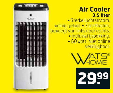 Watshome   luchtkoeler folder aanbieding bij  Trekpleister - details