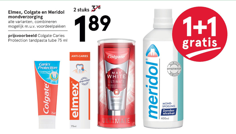 Meridol   mondwater, tandenborstel folder aanbieding bij  Etos - details