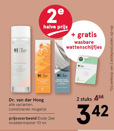 Dr van der Hoog   dagcreme, gezichtsverzorging folder aanbieding bij  Etos - details