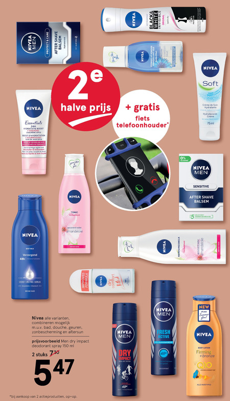 Nivea   deodorant folder aanbieding bij  Etos - details