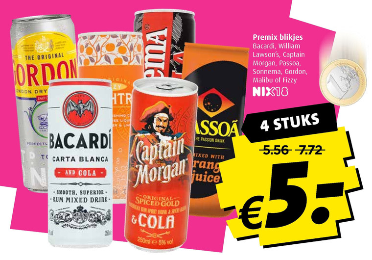 Bacardi   mixdrank folder aanbieding bij  Boni - details