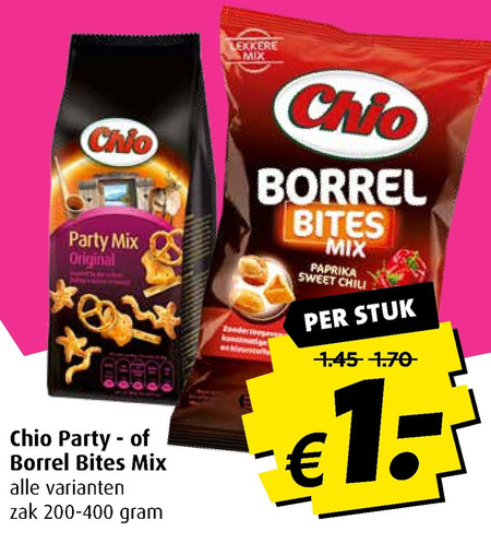 Chio   zoutje, borrelnootjes folder aanbieding bij  Boni - details