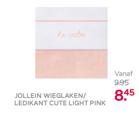 Jollein   ledikantlaken folder aanbieding bij  Prenatal - details