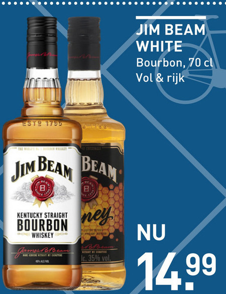 Jim Beam   bourbon folder aanbieding bij  Gall & Gall - details