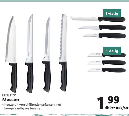 Ernesto   keukenmes folder aanbieding bij  Lidl - details