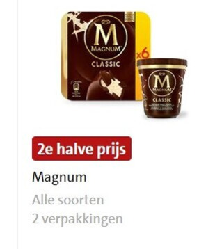 Magnum   ijsspecialiteit, ijslollies folder aanbieding bij  Jumbo - details