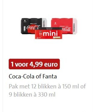 Coca-Cola   frisdrank, cola folder aanbieding bij  Jumbo - details