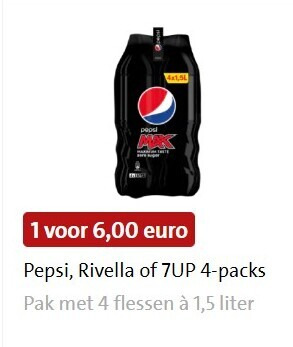 Rivella   cola, frisdrank folder aanbieding bij  Jumbo - details