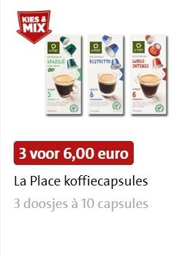 La Place   koffiecups folder aanbieding bij  Jumbo - details