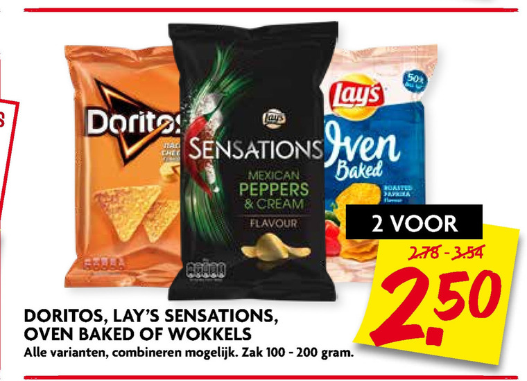 Doritos   chips, zoutje folder aanbieding bij  Dekamarkt - details