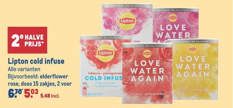 Lipton   thee folder aanbieding bij  Makro - details