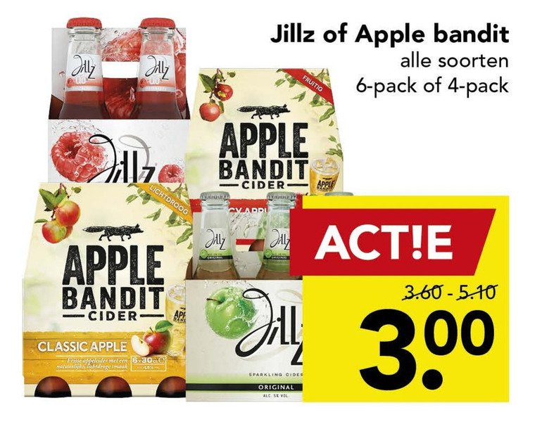 Jillz   appelcider folder aanbieding bij  Deen - details