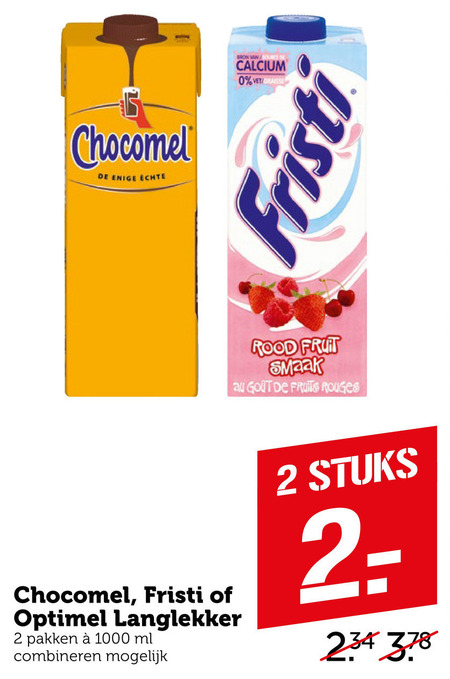 Chocomel   chocolademelk, drinkyoghurt folder aanbieding bij  Coop - details