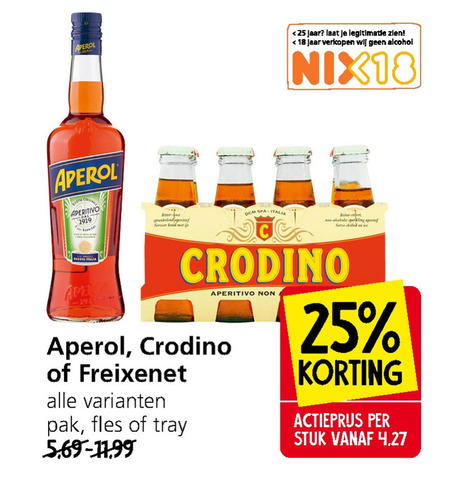 Aperol   aperitief folder aanbieding bij  Jan Linders - details