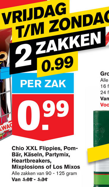 Chio   zoutje folder aanbieding bij  Hoogvliet - details