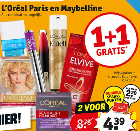 Elvive   shampoo folder aanbieding bij  Kruidvat - details