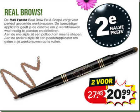 Max Factor   mascara folder aanbieding bij  Kruidvat - details