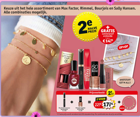 Rimmel   oogschaduw, lipstick folder aanbieding bij  Kruidvat - details