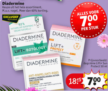 Diadermine   nachtcreme, gezichtsverzorging folder aanbieding bij  Kruidvat - details