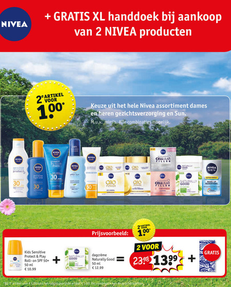 Nivea   heren gezichtsverzorging, dagcreme folder aanbieding bij  Kruidvat - details