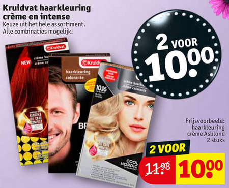 Kruidvat Huismerk   haarkleuring folder aanbieding bij  Kruidvat - details