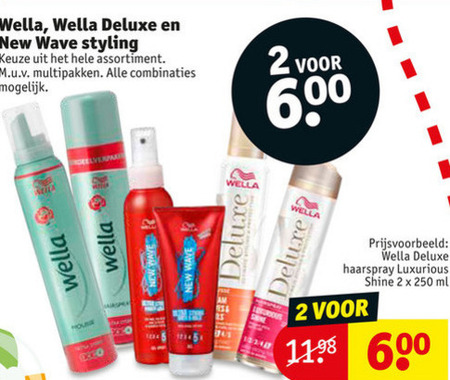 Wella   hairspray, haargel folder aanbieding bij  Kruidvat - details