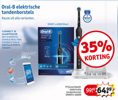 Braun Oral-B   electrische tandenborstel folder aanbieding bij  Kruidvat - details