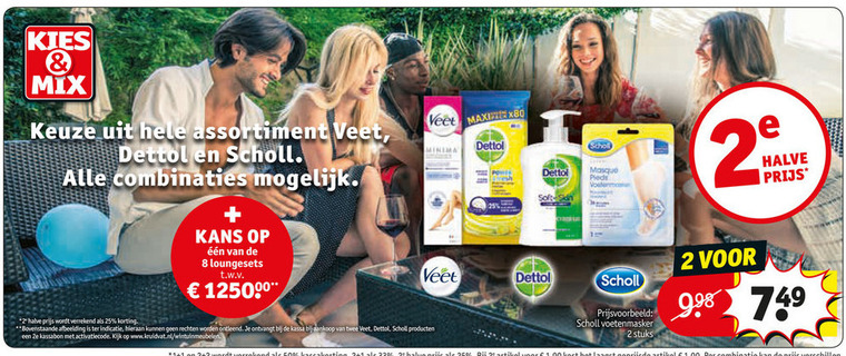 Veet   ontharingscreme, handzeep folder aanbieding bij  Kruidvat - details