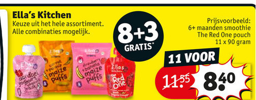 Ellas Kitchen   babyvoeding folder aanbieding bij  Kruidvat - details