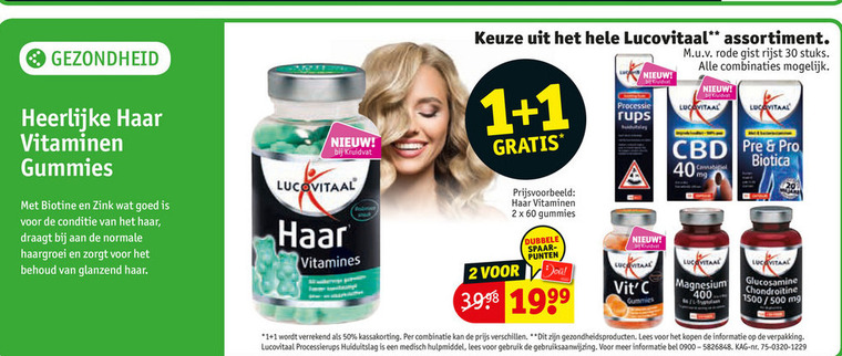 Lucovitaal   multivitaminen, voedingssupplement folder aanbieding bij  Kruidvat - details