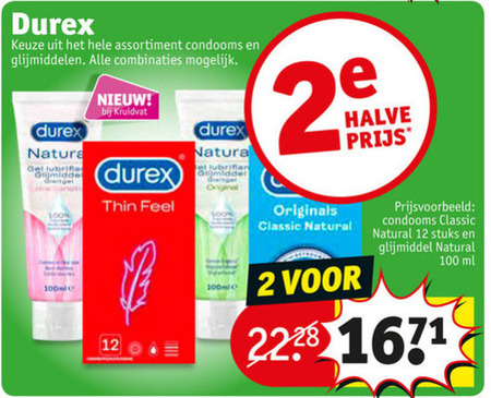 Durex   erotiek, glijmiddel folder aanbieding bij  Kruidvat - details