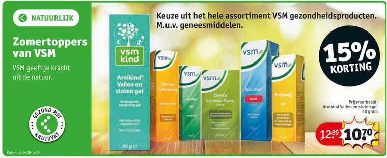 VSM   huidirritatie folder aanbieding bij  Kruidvat - details