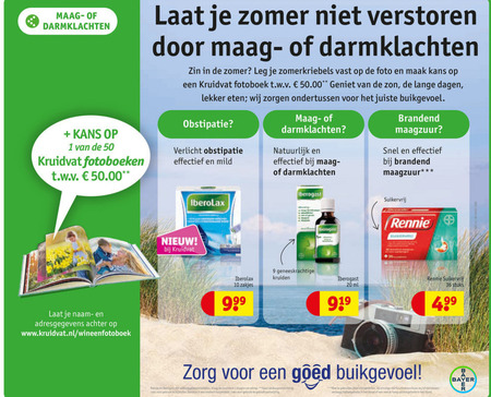 Rennie   maagzuurremmer, voedingssupplement folder aanbieding bij  Kruidvat - details