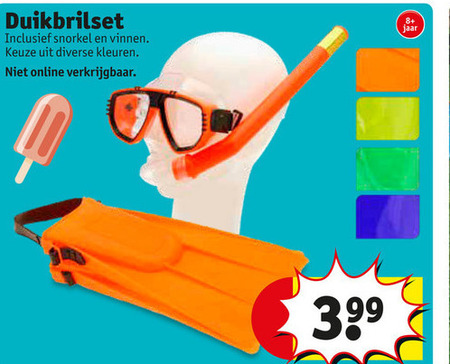 Beukende niet verwant Talloos snorkelset folder aanbieding bij Kruidvat - details