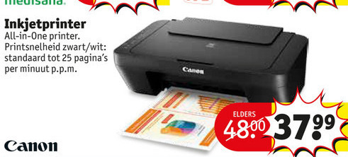 Canon   all-in-one printer folder aanbieding bij  Kruidvat - details