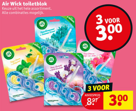 Airwick   toiletblok folder aanbieding bij  Kruidvat - details