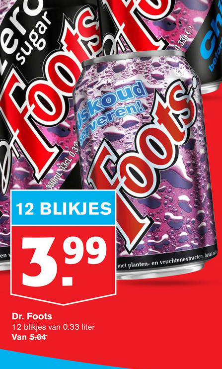 Dr Foots   cola folder aanbieding bij  Hoogvliet - details