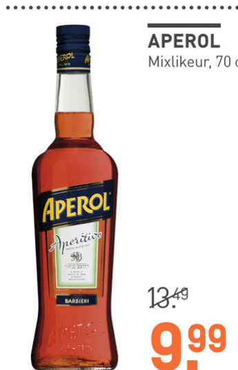 Aperol   aperitief folder aanbieding bij  Gall & Gall - details