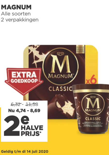 Magnum   ijslollies, ijsspecialiteit folder aanbieding bij  Jumbo - details