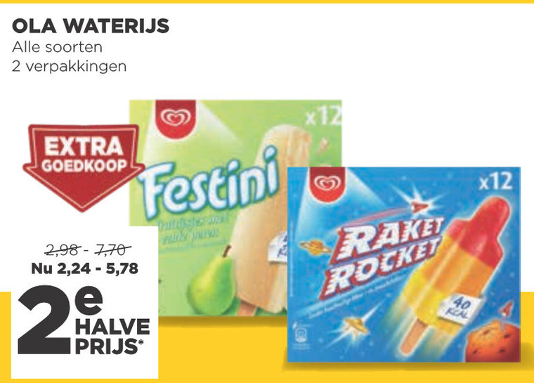 Ola   waterijs, ijslollies folder aanbieding bij  Jumbo - details