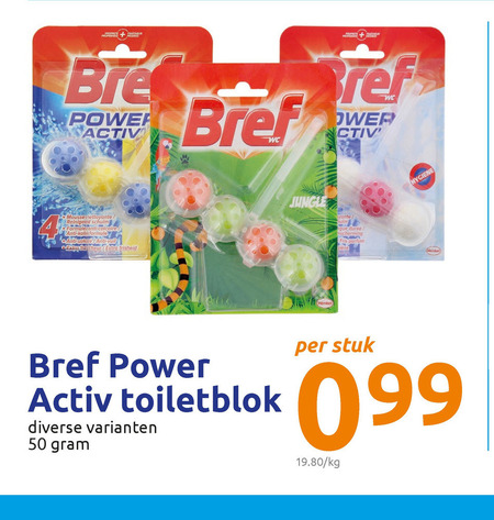 Bref   toiletblok folder aanbieding bij  Action - details