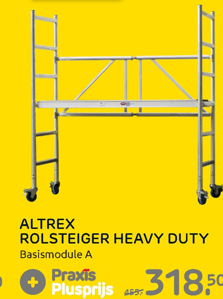 Altrex   steiger folder aanbieding bij  Praxis - details