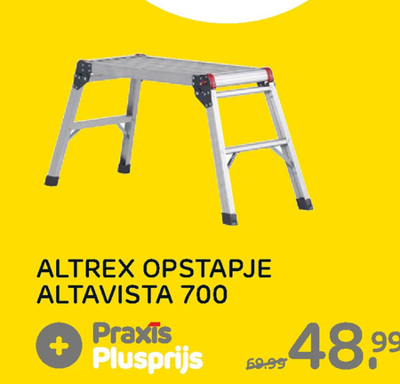 Altrex opstapje folder aanbieding bij - details